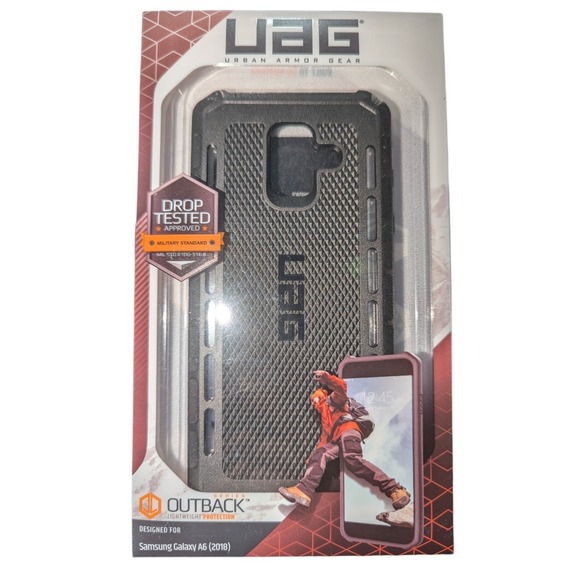 A5. UAG- Urban Armor Gear Outback Case for Samsung‎ Galaxy A6 (2018) - Black - Picture 1 of 2